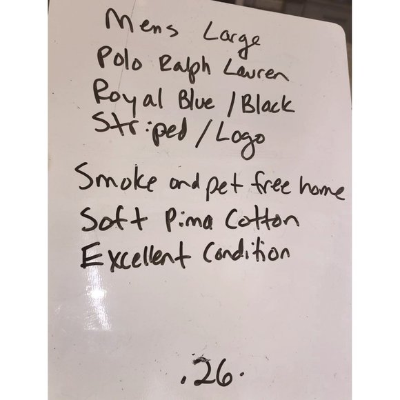 Mens Polo Ralph Lauren Short Sleeve Shirt Size Large SfPf Home Excellent Conditi - Picture 9 of 9